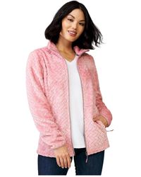 Free Country - Cable Braided Butter Pile Jacket - Lyst
