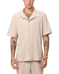 Xxiii - , Pleated Button Up Shirt - Lyst