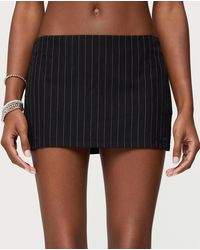 Edikted - Maeve Pinstripe Mini Skort - Lyst