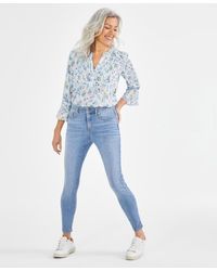 Style & Co. - Mid-rise Curvy Skinny Jeans - Lyst