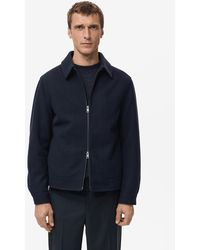 Mango - Regular Fit Zip-up Jacket - Lyst