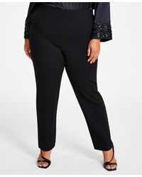 Anne Klein - Plus Size Hollywood Slim-fit Ankle Pants - Lyst