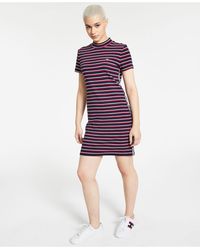 tommy hilfiger side stripe mock