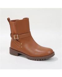 BERNESS - Parvin Moto Booties - Lyst