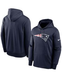 Nike - New England Patriots Fan Gear Primary Logo Performance Pullover Hoodie - Lyst