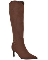 Guess - Palisa Wide Calf Tall Kitten Heel Dress Boots - Lyst