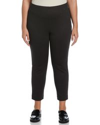 Rafaella - Plus Size Houndstooth Pull On Pants - Lyst