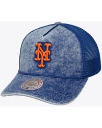 Mitchell & Ness - And New York Mets Gameday Adjustable Trucker Hat - Lyst