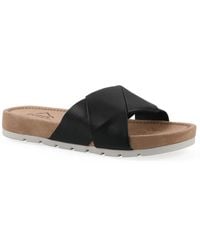 White Mountain - Tincie Slide Sandals - Lyst