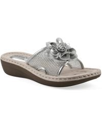 White Mountain - Chill Wedge Slip-on Sandals - Lyst