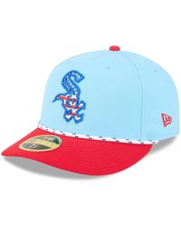 KTZ - Light Blue/red Chicago White Sox 2025 Fourth Of July Low Profile 59fifty Fitted Hat - Lyst