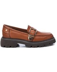 Xti - Carmela Leather Collection Penny Loafers By - Lyst