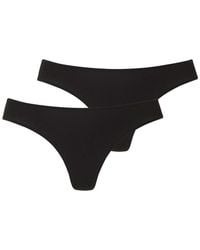 Lascana - 2 Pack Basic Thongs Lingerie - Lyst