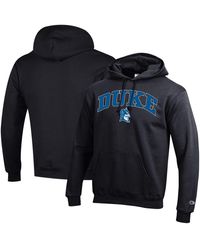 Champion - Â North Carolina Tar Heels Arch Over Logo Pullover Hoodie - Lyst
