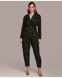 Donna Karan - Belted Utility Jacket - Lyst