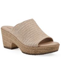 White Mountain - Biando Wedge Slip-on Sandals - Lyst