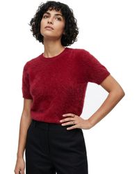 Jason Wu - Brushed Short-sleeve Crewneck Pullover - Lyst