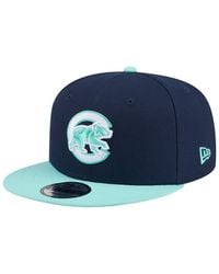 KTZ - Navy/turquoise Chicago Cubs 2-tone Color Pack 9fifty Snapback Hat - Lyst