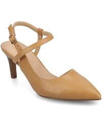 Journee Collection - Scipio Pointed Toe Pumps - Lyst