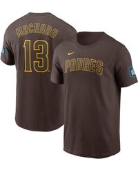 Nike - Manny Machado San Diego Padres 2024 Mlb World Tour Seoul Series Name And Number T-shirt - Lyst