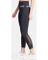 DKNY - Sport High-waist Seamless 7/8 Length leggings - Lyst