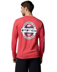 Columbia - Pfg Yeager Graphic Long-sleeve T-shirt - Lyst