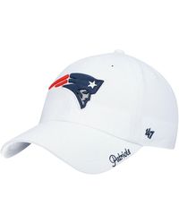 '47 - '47 New England Patriots Miata Clean Up Logo Adjustable Hat - Lyst