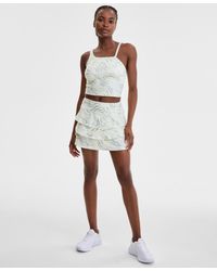 ID Ideology - Fluid Zebra Printed Flounce Skort - Lyst
