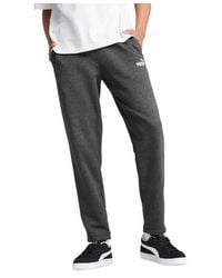 PUMA - Logo Fleece Open Bottom Regular-fit Sweatpants - Lyst