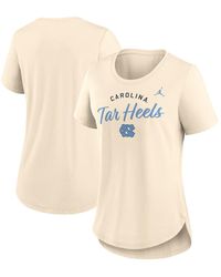 Nike - North Carolina Tar Heels Script Logo Tri-blend T-shirt - Lyst
