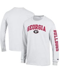 Champion - Â Alabama Crimson Tide Arch Over Logo Long Sleeve T-shirt - Lyst