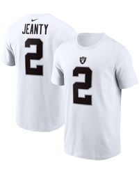 Nike - Ashton Jeanty Las Vegas Raiders 2025 Nfl Draft First Round Pick Player Name Number T-shirt - Lyst