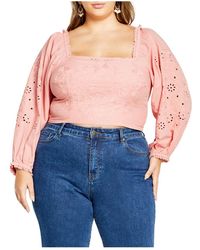City Chic - Willow Top - Lyst