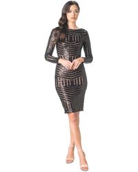 Dress the Population - Emery Sequined Bodycon Dress - Lyst