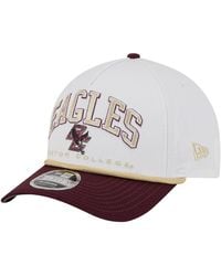 KTZ - White/maroon Boston College Eagles Arch Two-tone Rope 9forty A-frame M-crown Adjustable Hat - Lyst