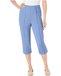 Woman Within - Plus Size The Hassle-free Soft Knit Capri - Lyst
