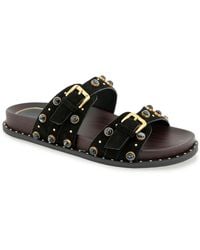 Kenneth Cole - Deardra Footbed Flat Sandals - Lyst