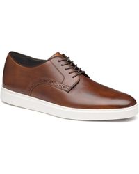 Johnston & Murphy - Brody Plain Toe Lace Up Dress Casual Sneakers - Lyst