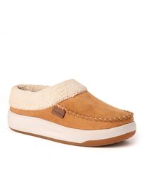 Dearfoams - Maple Moccasin Toe Clog House Shoe Slipper - Lyst