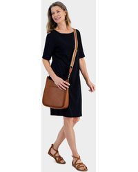 Style & Co. - Cotton Boat-neck Elbow-sleeve Dress - Lyst