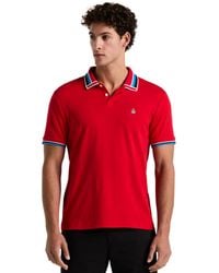 Original Penguin - Slim-fit Cotton Tipped Polo Shirt - Lyst