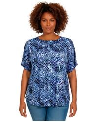 Avenue - Plus Size Capelette Tunic - Lyst
