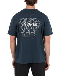 Hurley - Skulls And Flowers Short Sleeve T-shirt - Lyst