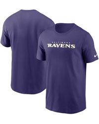 Nike - Baltimore Ravens Primetime Wordmark Essential T-shirt - Lyst
