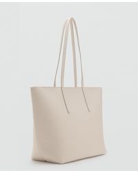 Mango - Double Handle Shopper Bag - Lyst