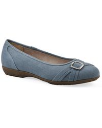 White Mountain - Calming Round Toe Ballet Flats - Lyst