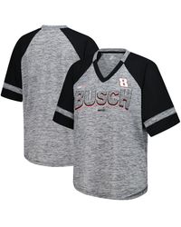 G-III 4Her by Carl Banks - Kyle Busch Hall Of Fame Oversized Raglan V-neck T-shirt - Lyst
