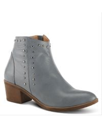 Spring Step - Azura Wildwest Leather Western Bootie - Lyst