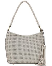 Patricia Nash - Castelli Small Woven Leather Hobo Bag - Lyst