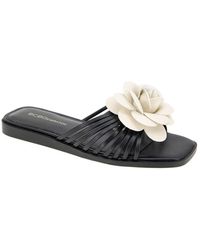 BCBGeneration - Masha Flower Slip-on Flat Sandals - Lyst